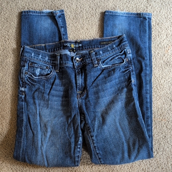 Lucky Brand Sweet N Straight Jeans Size 6/28 - Picture 1 of 9